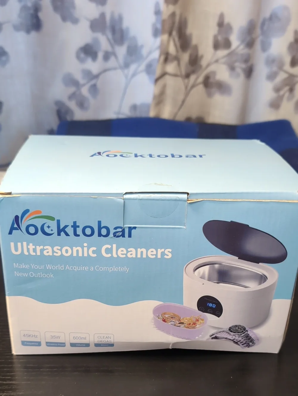 White Ultrasonic Cleaner for Jewelry & Accessories